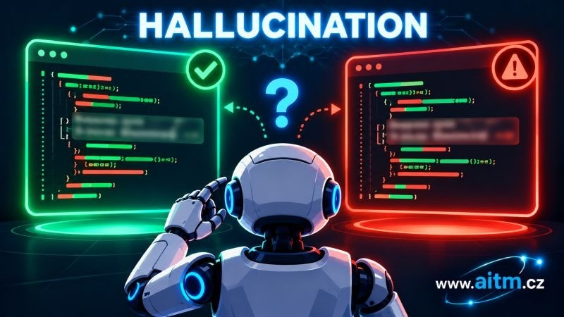 Halucinace AI — titulní obrázek původního článku na LinkedIn